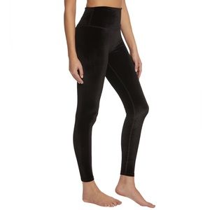 NWT - Beyond Yoga High Rise Dark Gray Velvet Leggings / Yoga Pants (Small)